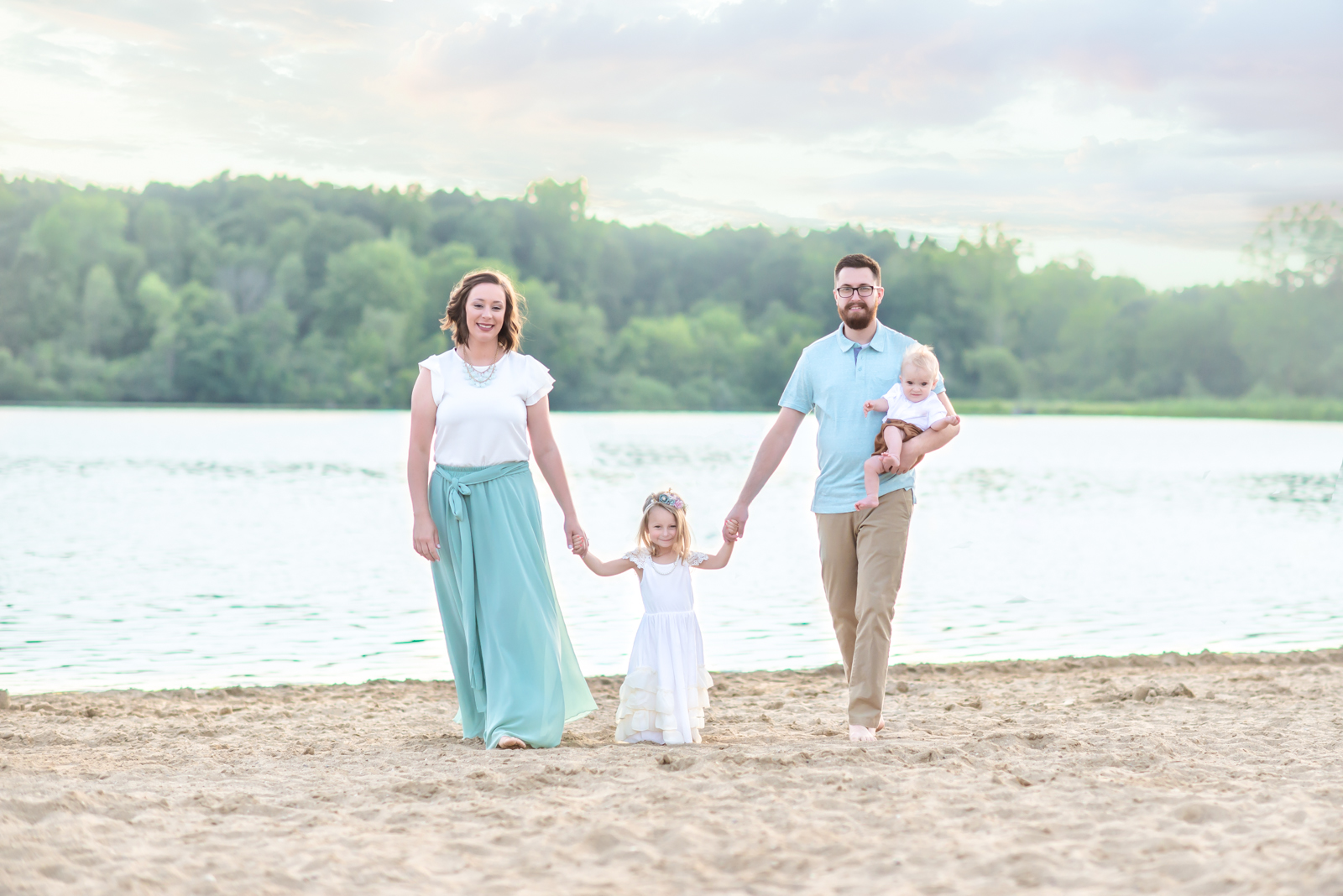 Family of 4 Beach Session
