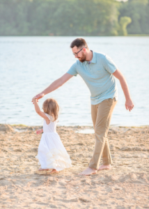 Family Session at a Michigan Beach