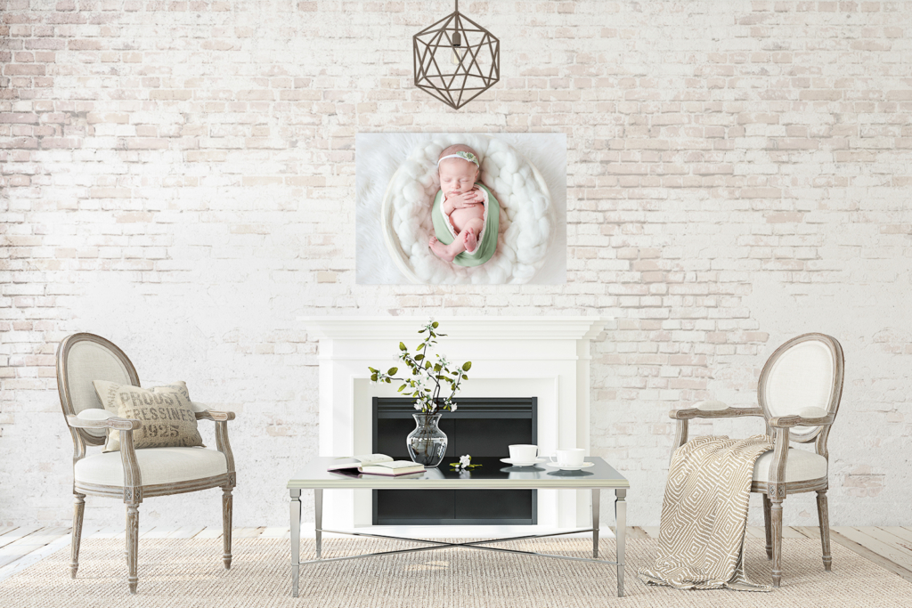 Newborn Session in Shiawassee County MI (1 of 1) Newborn Image Wall Art