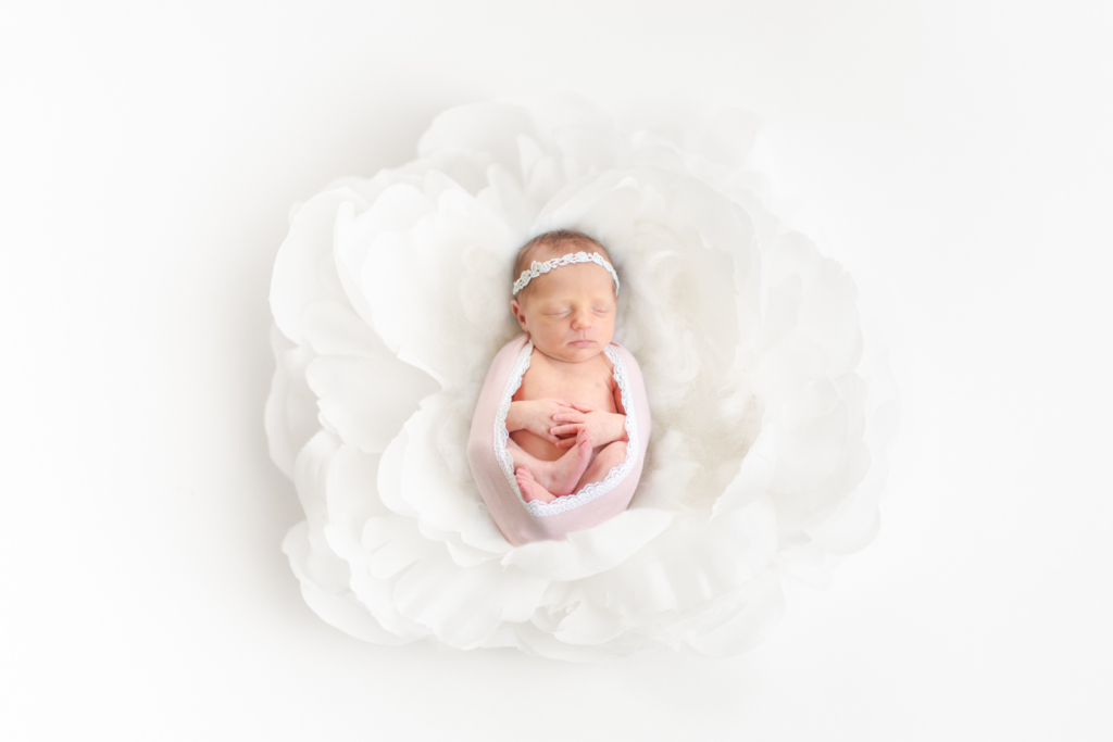 Newborn Girl Floral Session