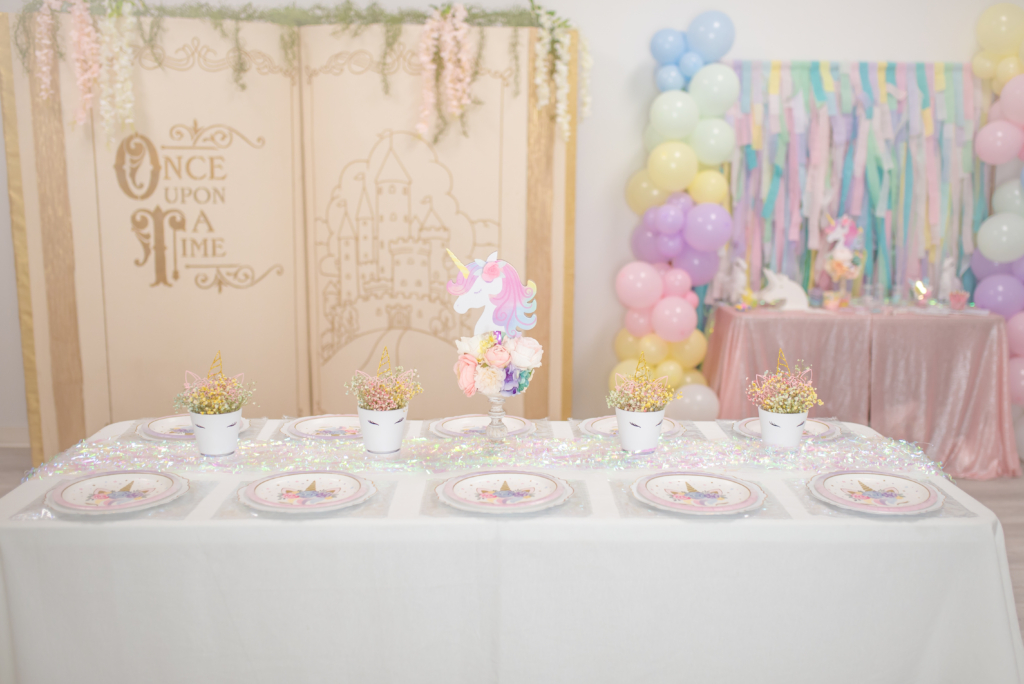 Unicorn Party Table Decor