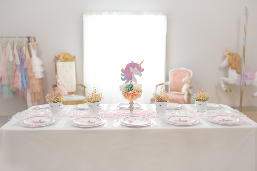 Unicorn Party Table Decor